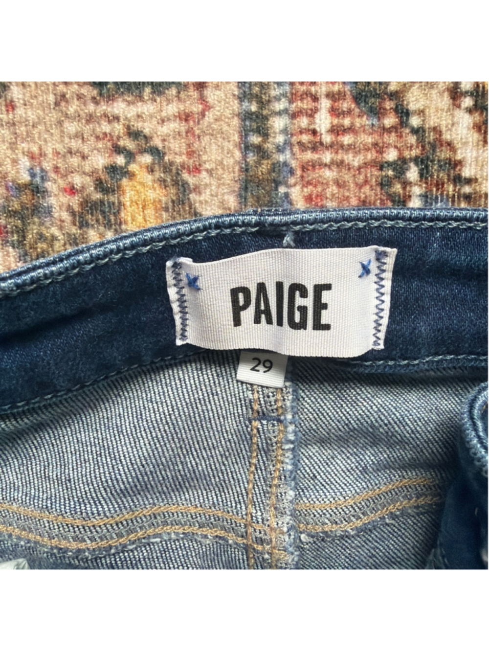 Women's PAIGE Ankle Jeans Size 29 Blue - Picture 2 of 3